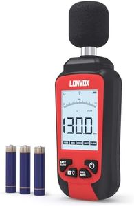 Decibel Meter, LONVOX Sound Level Meter with 30-130 dBA, SPL Meter with 2.45 Inch LCD, dB Meter with MAX/MIN Noise Measurement, Noise Meter for Classroom, Loud Neighbor, Factory