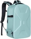 MOSISO Camera Backpack, DSLR/SLR/Mirrorless Photography Camera Bag 15-16 inch Waterproof Hardshell Case with Tripod Holder&Laptop Compartment Compatible with Canon/Nikon/Sony, Aquamarine