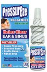 Pressureze All Preservative-Free Sterile Nasal Spray - for Loud Snoring Blocked Ears | 130 Sprays, 18 ml (Pack of 3)