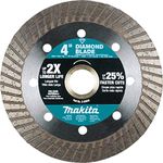 Makita E-02602 4" Diamond Blade, Turbo, Hard Material