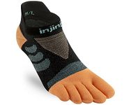 Injinji Women's Ultra Run Sock, orange, XS-S