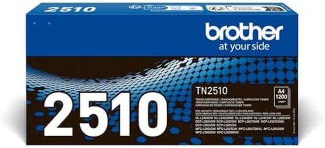 Brother TN2510 Toner originale, Capacità Standard, fino a 1200 pagine, per Stampanti HLL2400DWE, HLL2445DW,DCPL2620DW,DCPL2660DW,DCPL2665DW,MFCL2800DW, MFCL2827DWXL,MFCL2835DW, MFCL2860DWE,Colore Nero