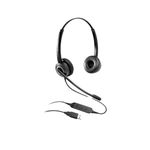 Grandstream GUV3000 Headset - Stereo - USB Type A - Wired - 150 Ohm - 100 Hz - 7 kHz - Over-The-Head - Binaural - Supra-aural - 6.56 ft Cable - Noise Cancelling Microphone