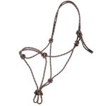 (Black) - Tough 1 Horse Poly Rope Tied Halter