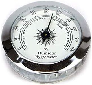 Large Analog Hygrometer, Silver