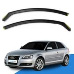 EdgeVisors Wind Deflectors Set Fits: Audi A3 MK2 8P 2003-2012 3 Door Hatchback 2pc