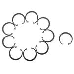 sourcingmap 10 Pcs 43mm Inner 50mm Outer Dia Bearing Metal Internal Circlip Ring