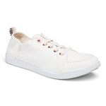 Vionic Venice Pismo Women's Casual Trainers Supportive Walking Shoes That Includes Three-Zone Comfort for Heel Pain and Plantar Fasciitis with Orthotic Insole Arch Support Medium Fit Cream UK 7