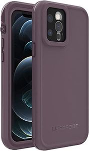 LifeProof Fre Series Waterproof, Shockproof and Drop Proof Mobile Phone Protective Case with Built in Screen Protector for iPhone 12 Pro, Purple