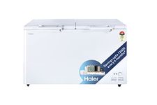 Haier HFC-500DM5-5 star rating double door hard top model, Convertible with Inside metal liner, White