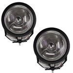 K D Fog Lamp Set For Mahindra Scorpio (Pair) With Bulb 2002-2008, Halogen