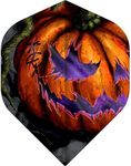 Designa Halloween Pumpkin King Horror Show Dart Flights (3 Sets - 9 Flights)