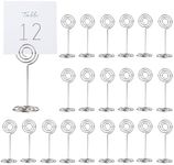Table Number Holders, 25 Pack Silve
