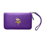 Little Earth 300901-VIKG-PURP: Minnesota Vikings Zip Organizer Wallet Pebble