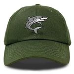 DALIX Shark Hat Embroidered Basebal