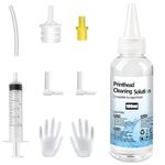 SHUOLEI Printer Head Cleaner Kit for All Inkjet Printers, Nozzle Cleaner, Printer Head Cleaning, Printhead Cleaning Kit Compatible with Epson HP Canon Brother Inkjet Printers (1-Pack, 100ml)