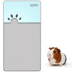 Guinea Pig Bedding Fleece Liner for Guinea Pig Cage, Midwest Size 47×24 in with Burrowing Pocket, Super Absorbent Blanket Upgraded Waterproof Bottom Pee Pad for Small Animals Rabbit Hamster Hedgehog