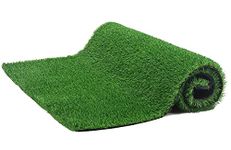 Yazlyn Collection Polyester Blend High Density Artificial Grass Carpet for Terrace, Roof, Garden with 4 Layers Protection(2021-YW-30MM-3.5X11FT)