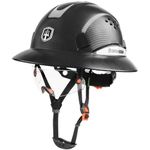 GREEN DEVIL Full Brim Hard Hat with Built-in Visor Vented Construction Safety Helmet Cascos De Construccion ABS Work Hardhat Helmets for Men Women