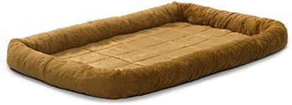 MidWest Homes for Pets 36L-Inch Cinnamon Dog Bed or Cat Bed w/ Comfortable Bolster | Ideal for Medium / Large Dog Breeds & Fits a 36-Inch Dog Crate | Easy Maintenance Machine Wash & Dry | 1-Year Warranty