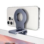 Itramax Continuity Camera Mount,Magnetic Laptop Phone Holder for Webcam Compatible with iPhone 16 15 13 14 12,Mag-Safe,iOS 16 iMac&Macbook macOS 13 Ventura,Studio Display,Aluminum Adjustable Stand