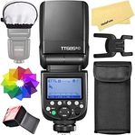 GODOX TT685IIC TT685II-C Camera Flash for Canon Camera Flash Speedlite Speedlight Light, E-TTL 2.4G GN60 HSS 1/8000S,0.1-2.6s Recycle Time,330 Full Power Pops,TCM Instant Conversion,Quick-Release Lock