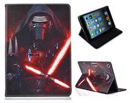 For Apple iPad Mini 1 2 3 4 5 Star Wars Jedi Force Awakens Kylo Ren Stand Case Cover