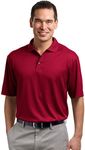 Port Authority Men's Port Authority Performance Fine Jacquard Polo. M Rich Red