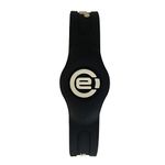 Power Energy Magnetic Therapy Sports Bracelet (Black White, Medium 19.0cm)