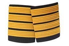 The Pilot 4 Stripe Epaulets for Captain (Gold)