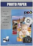 PPD Inkjet Glossy Photo Paper 11x14" 49lb. 180gsm 9.9mil x 50 Sheets (PPD115-50)