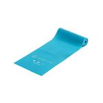 Wiselife Professional Latex Resistance Thera Band (Medium Resistance) | 48x4 inch | 100% Natural | For Warm-Up, Stretching, Cardio, Strength Training, Home Fitness, Exercise, Gym Workout & Yoga (Blue)