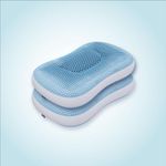 The Sleep Company Smart ErgoRelief Pillow | SmartGRID Technology with Honeycomb Structure | Ergo Relief 8 Shaped Hollow Design | Neck & Shoulder Pain Relief | Pack of 2