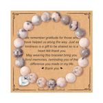 Thank You Gifts for Women Healing Crystal Bracelet with Card Coworker Retirement Appreciation Gifts Christmas New Year for Coworkers Teachers Family Friends