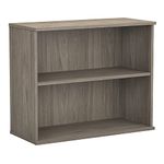 Bush Business Furniture Small 2 Shelf Bookcase in Modern Hickory