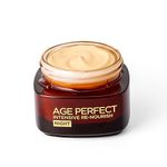 L’Oréal Paris Age Perfect Intensive Re-Nourish Night Cream 50+, Restores Skin Barrier Function, Moisturises and Smooths Skin, Manuka Honey and Calcium B5, 50ml