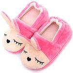 DimaiGlobal Baby Boys Girls Slipper Shoes Anti-Slip Cotton Animal Shoes Soft Sole Toddler Moccasins Warm Slippers Winter House Shoes Cozy Gripper Bottom