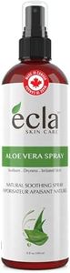 Ecla Skin Care (8oz / 240 ml) After Sun Aloe Vera Spray Mist for Face, Body & Hair - 100% Pure Natural Aloe Vera Gel - Soothing, Moisturizing for Sunburn, Razor Bumps - Premium Organic Real Aloe Juice