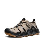 KEEN Men's Hyperport H2 Closed Toe Breathable Easy On Comfortable Hiking and Water Sandals, Brindle/Black, 11 CA