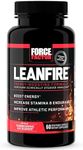 FORCE FACTOR LeanFire Pre Workout Energy Pills with Green Tea Extract and Caffeine to Increase Energy, Build Lean Muscle, Black, 60 Count (Pack of 1), Package May Vary