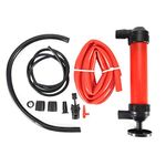 Etopar Portable Manual Car Siphon Pump Fuel Gas Transfer Oil Liquid Hand Air Pumps Kit Water Gasoline compressor Hose Change