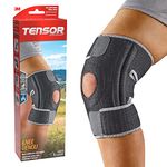 Tensor™ Adjustable Knee Support Brace with Dual Side Stabilizers for Men & Women, One-Size - Perfect for Supporting Arthritis, Joint Pain, ACL, LCL, MCL, and Running Injuries