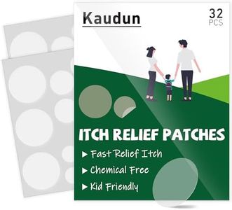 Itch Relief Patches for Kids, 32PCS, 3 Sizes Natural Bug Bite Relief Stickers, Fast Reduce Swelling & Itching, Camping Hiking Travel Essentials Gift for Children and Adult