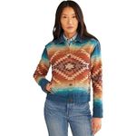 Pendleton Women's Canyon Wool Jacket, Turquoise Pagosa Springs, L