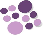 Purple/Lilac Vinyl Wall Stickers - 2 & 4 inch Circles (150 Decals)