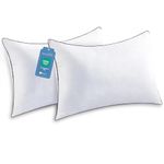 JOLLYVOGUE Standard Pillows Set of 2, Cooling and Supportive Pillows Full Size Set of 2 for Side and Back Sleepers, Down Alternative Hotel Collection Sleeping Pillow