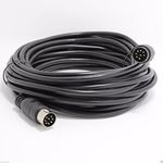 8 PIN Large male DIN Speaker wire cable for Monster Clarity HD Model One 25 FT