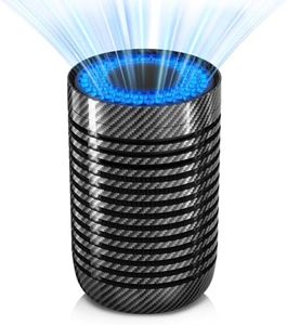 Car Air Purifier,Air purifier for cars with true HEPA filter，With H13 True HEPA Filter Cleans Air Purification 99.97% of Dust，Quiet Personal Air Purifier for Office Use