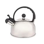 La Cafetière Stainless Steel 1.3 Litres Whistling Kettle, Silver