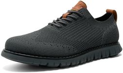 Shoes for Men,Men Shoes DressWidth Mesh Dress Sneakers | Men Oxford Dress Shoes | Dress Walking Shoes for Men Grey 11.5